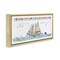 Stupell Industries Nautical Sailing Flags Educational Framed Floater Canvas Wall Art